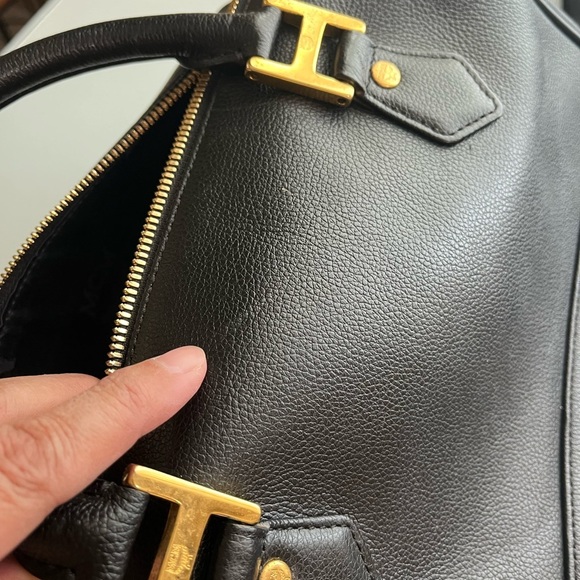 MCM BLACK LEATHER HANDBAG - Picture 10 of 14